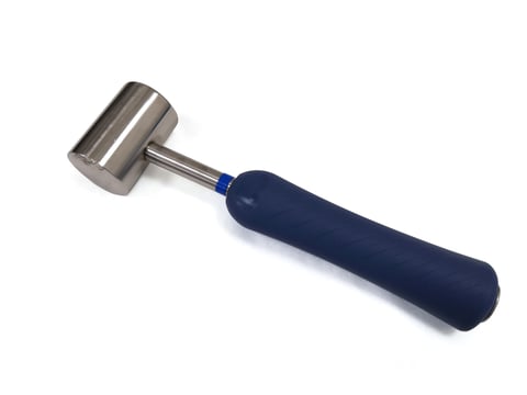 Closeup Image Of Surgical Instrument. Orthopedic Surgical Mallet