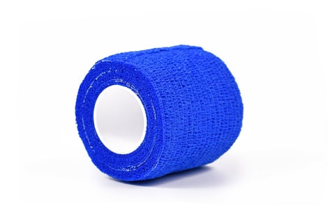 Cinta cohesiva azul 5cm x 5m vendaje elástico autoadhesivo