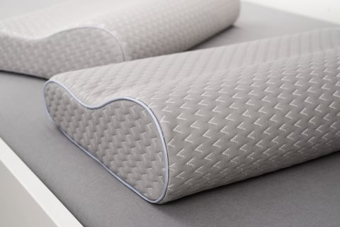 Cojín de gel para cuello con funda ergonómico