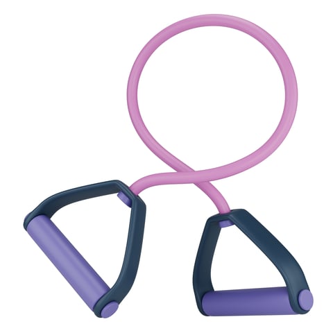 Liga extensor resistencia en forma de 8