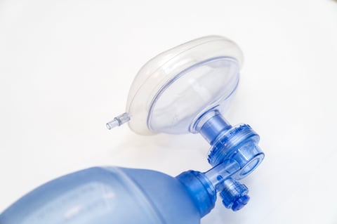 Medical Resuscitation Bag Valve Mask (BVM), Emergency CPR Ventilation Equipment