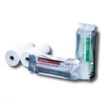 Asthma inhalers and spacer device, including blue rescue inhaler and green spacer tube