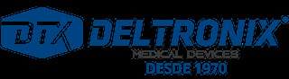 Deltronix Medical Devices logo with blue design and text stating desde 1970