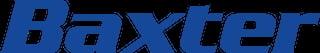 Baxter logo in blue text